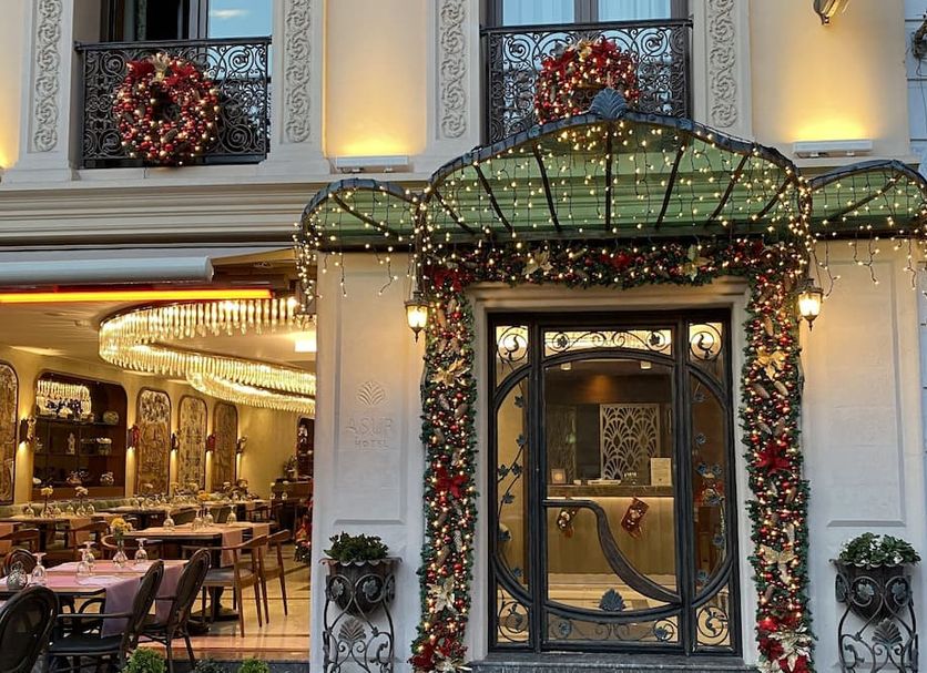 Ingresso dell'hotel Foto