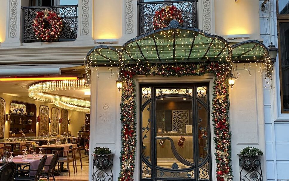 Ingresso dell'hotel Foto