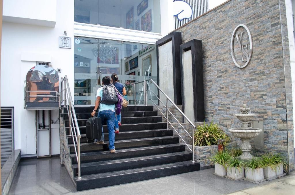 Ingresso dell'hotel