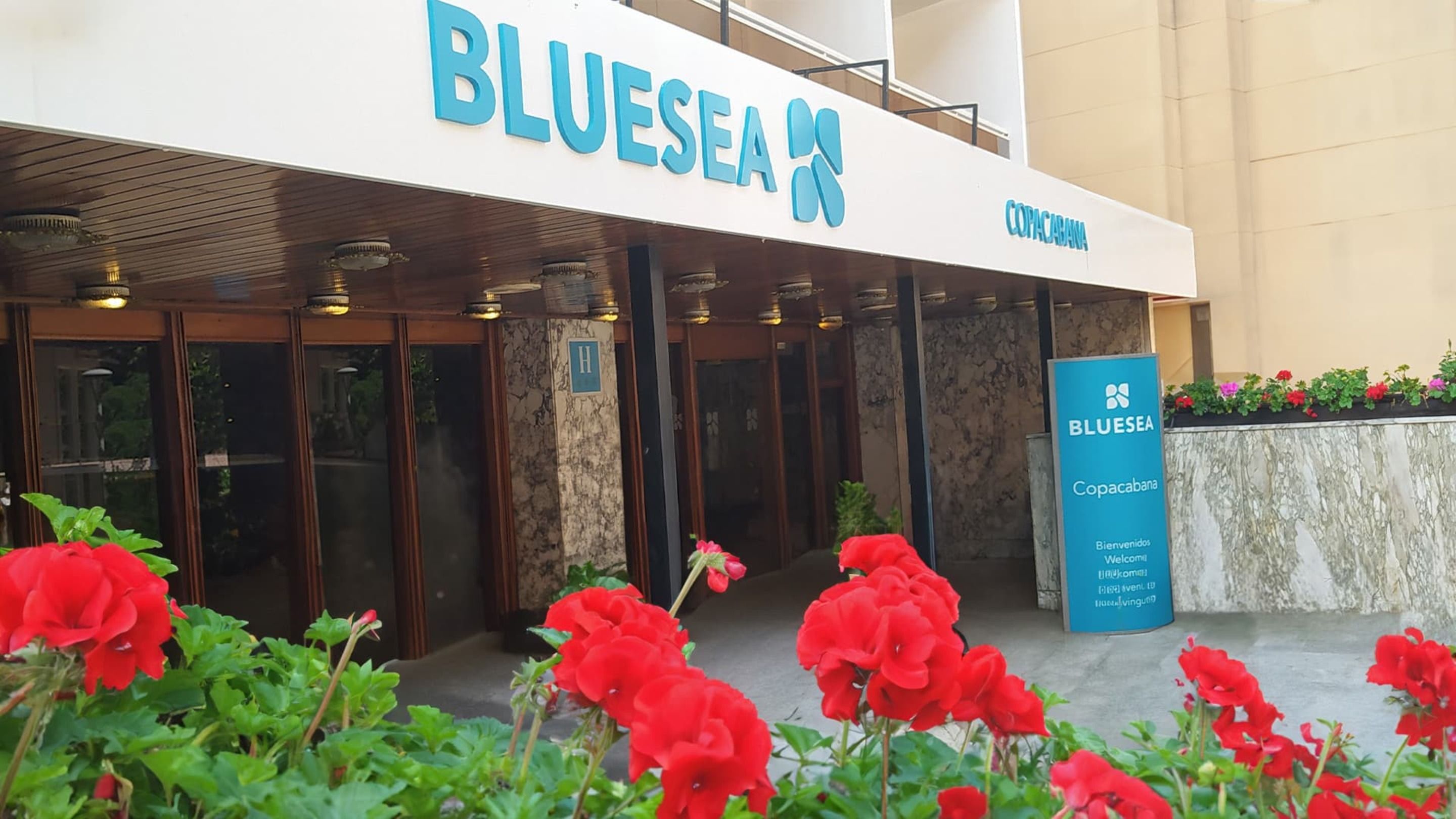 Ingresso dell'hotel