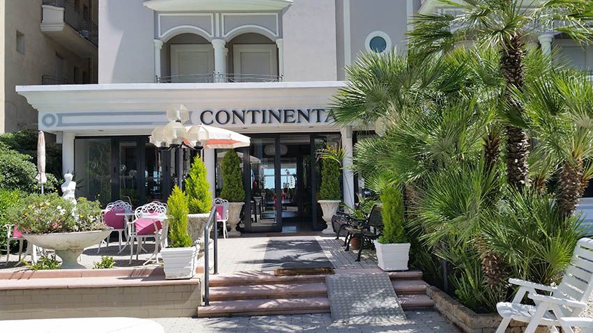 Ingresso dell'hotel