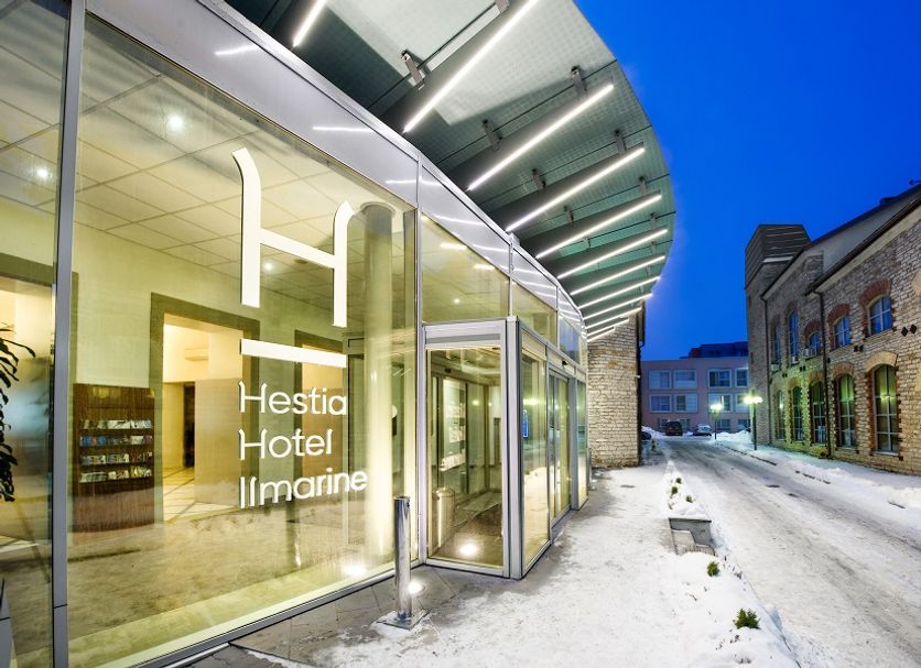 Ingresso dell'hotel Foto