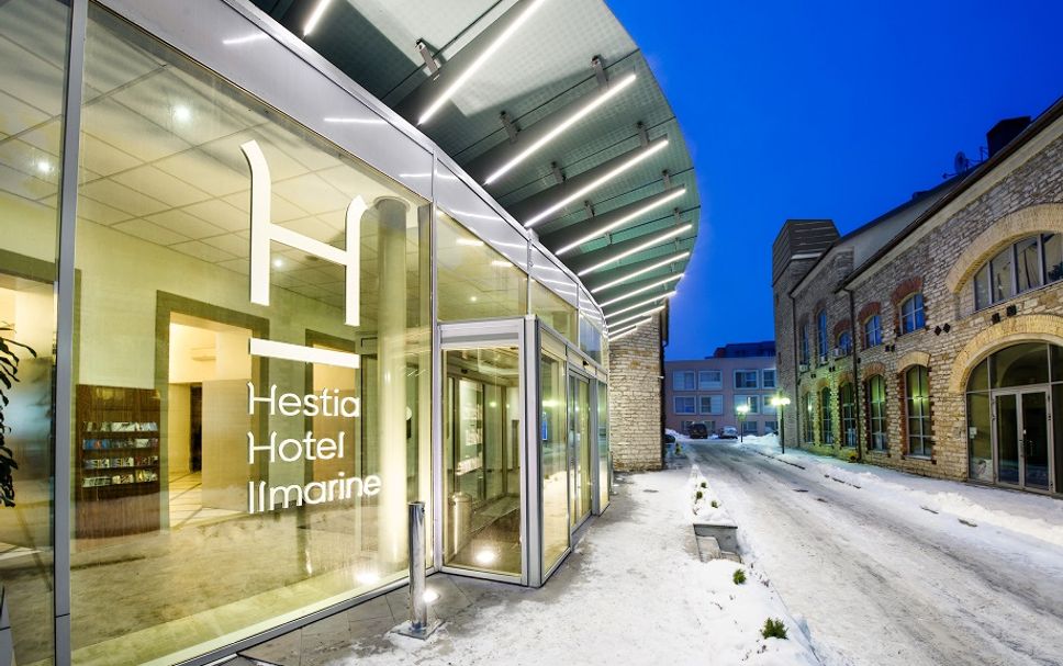 Ingresso dell'hotel Foto